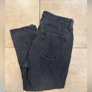 Madewell women’s black denim curve perfect vintage Jean size 32 black wash